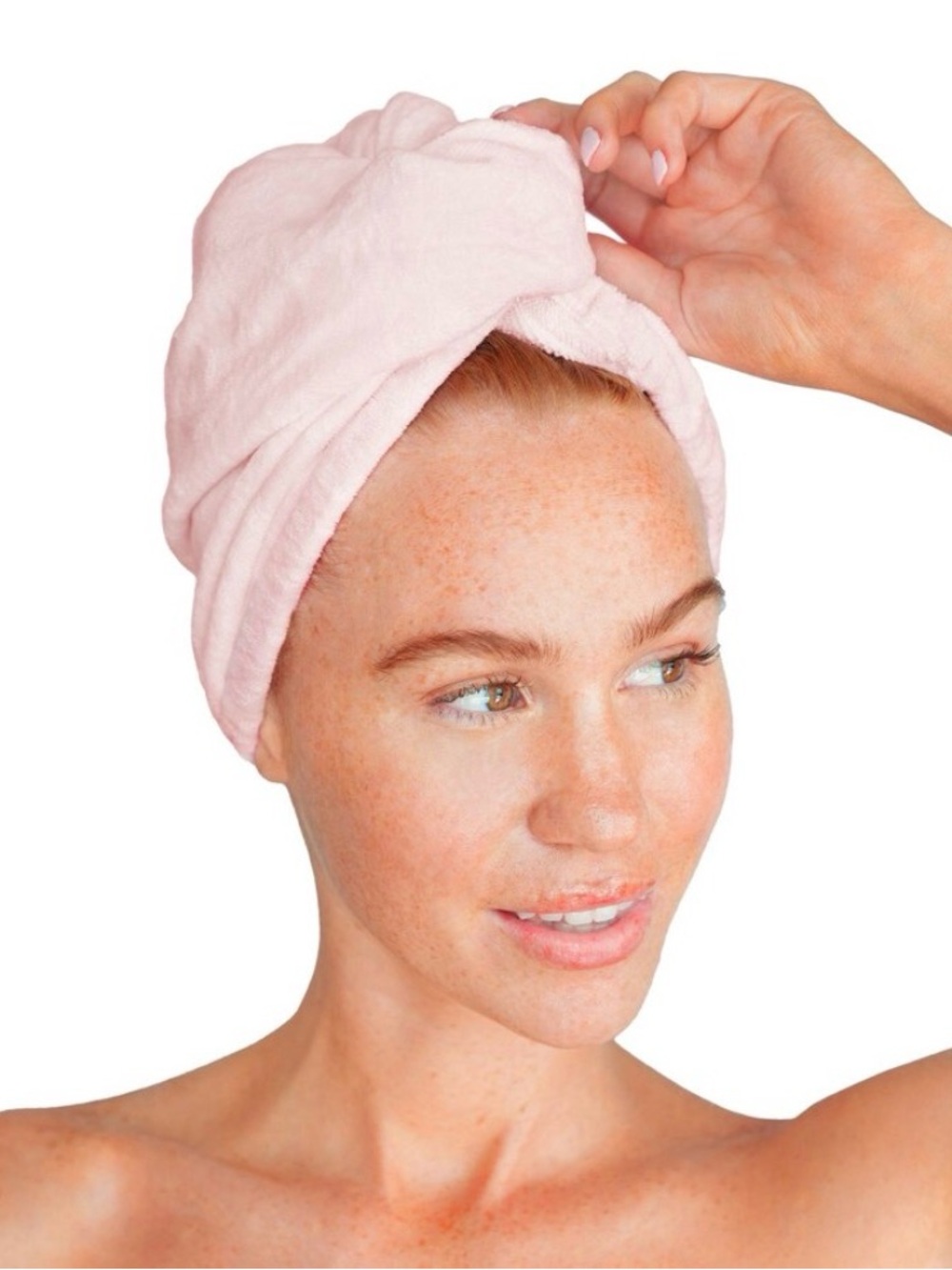 Free people X Kitsch Microfiber Hair Towel - Light Pink